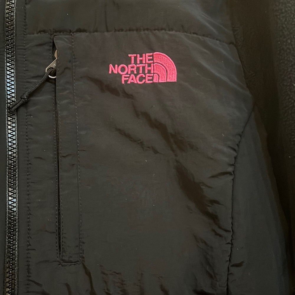 The North Face jacket Pink Logo